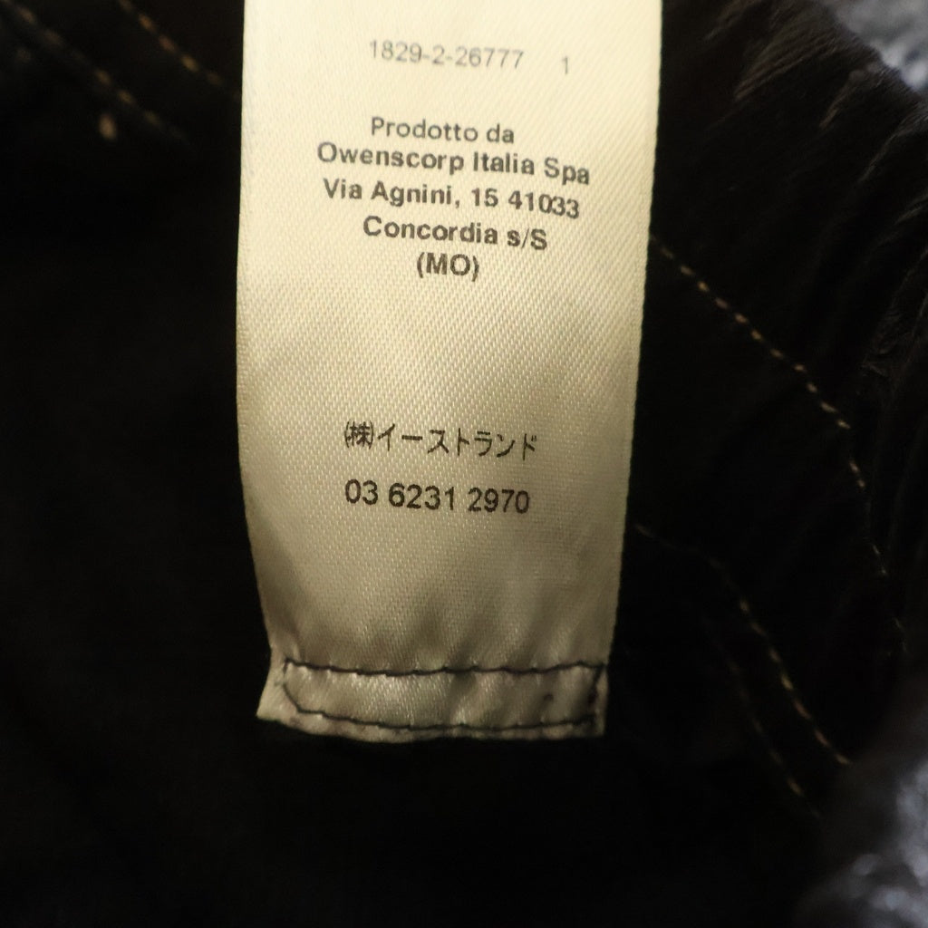 Rick Owens(リックオウエンス) 24AW WIDE BELA PANTS コーティングワイドベラパンツ ブラック RR02D6307