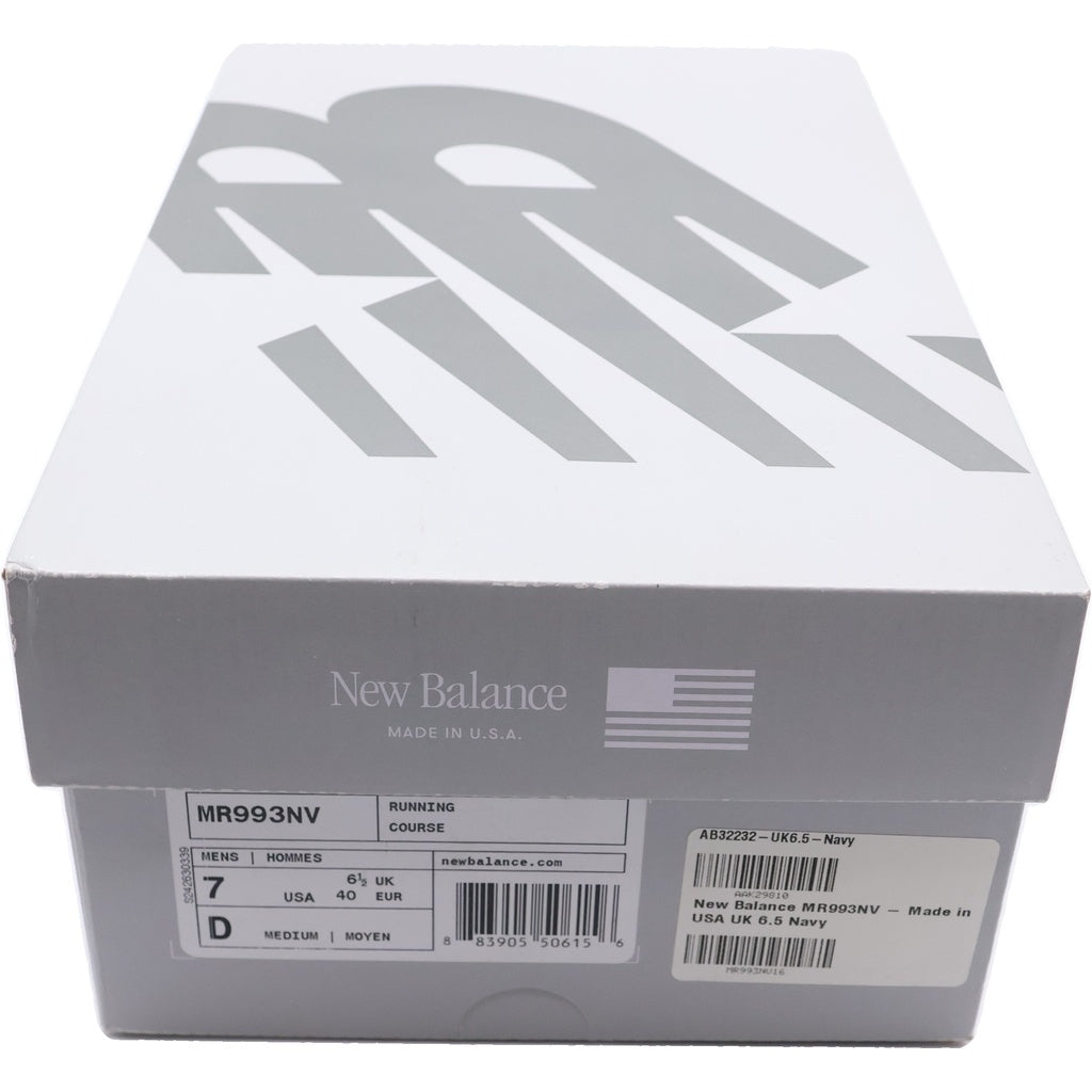 New Balance(ニューバランス) MR993NV スエードメッシュ ローカットスニーカー ネイビー US7/25cm