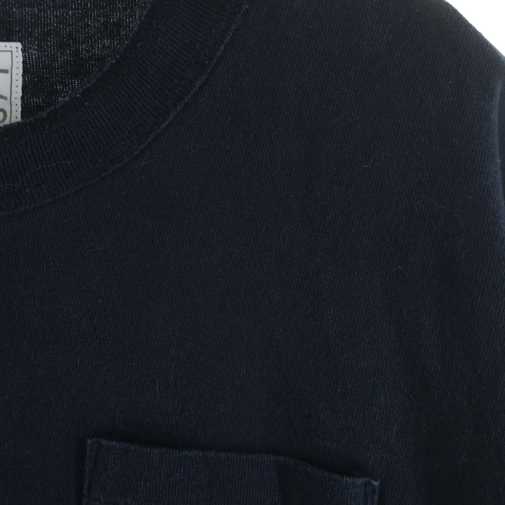 Sacai(サカイ) ナイロン切り替え長袖Tシャツ ネイビー/カーキ 22-02871M