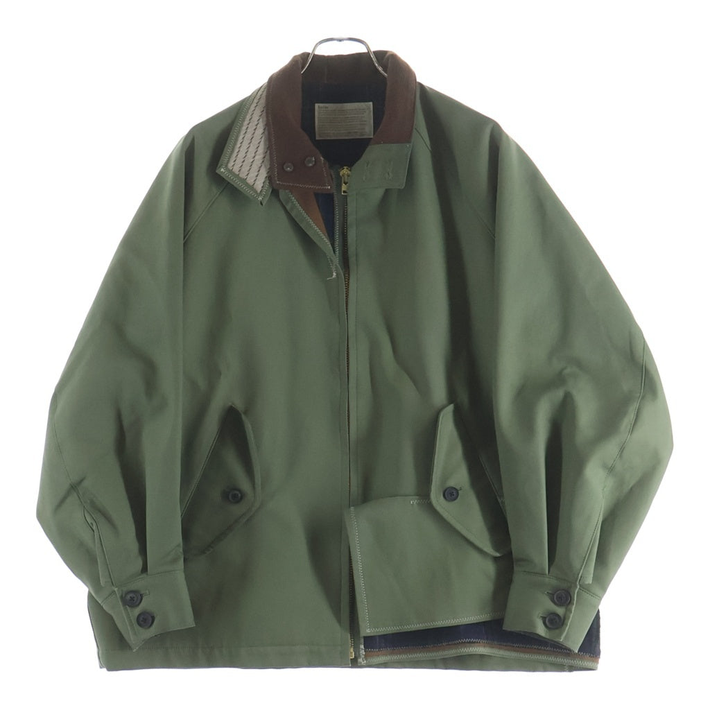 kolor(カラー) Coated Flannel Blouson コーティングフランネルブルゾン アウター カーキ