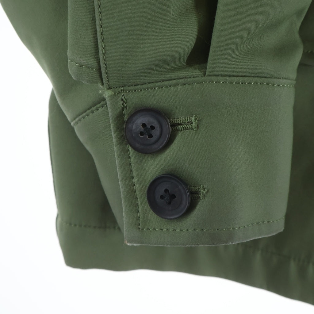 kolor(カラー) Coated Flannel Blouson コーティングフランネルブルゾン アウター カーキ