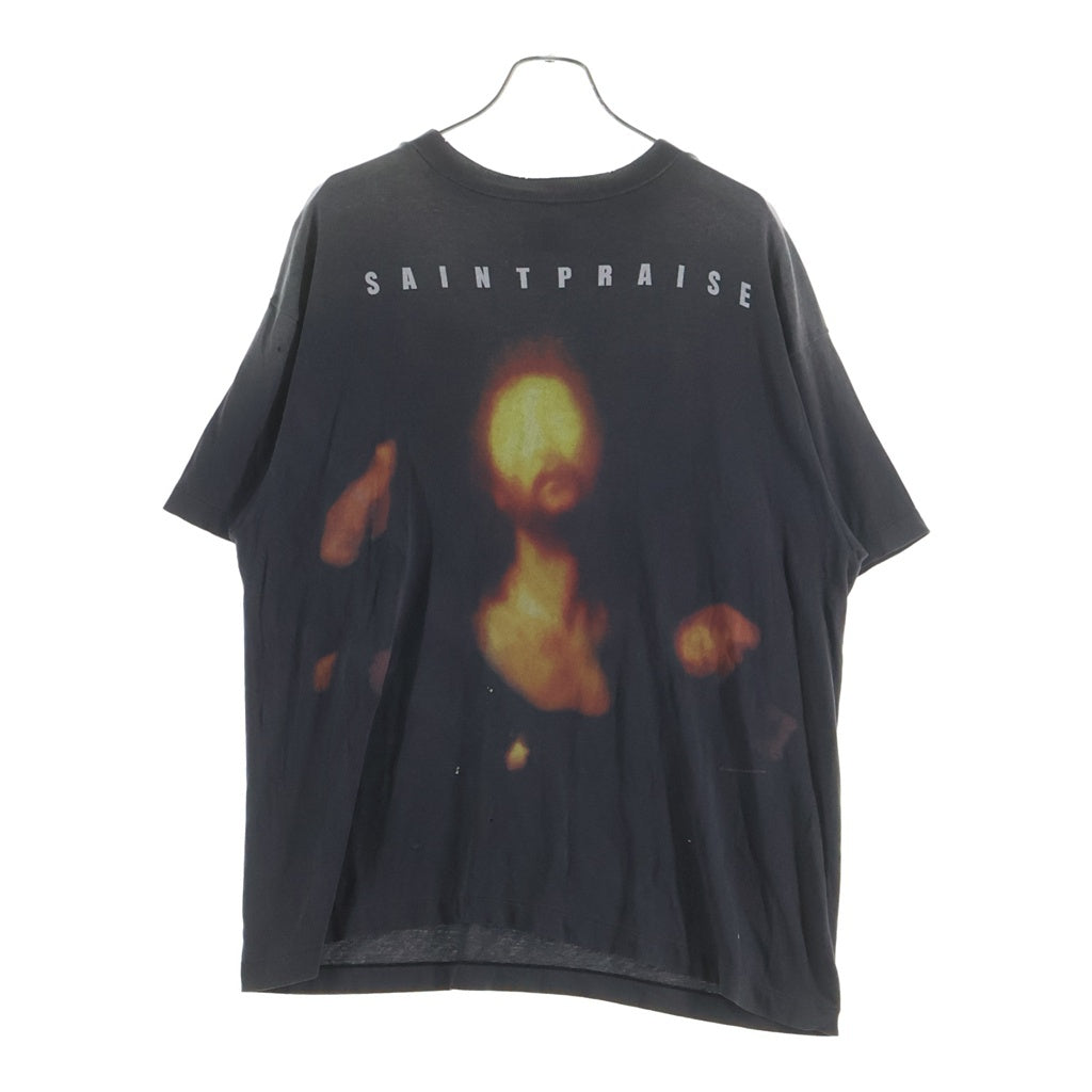 SAINT MICHAEL(セントマイケル) 25SS SAINT PRAISE TEE 半袖Tシャツカットソー ブラック SM-HR8-0000-010