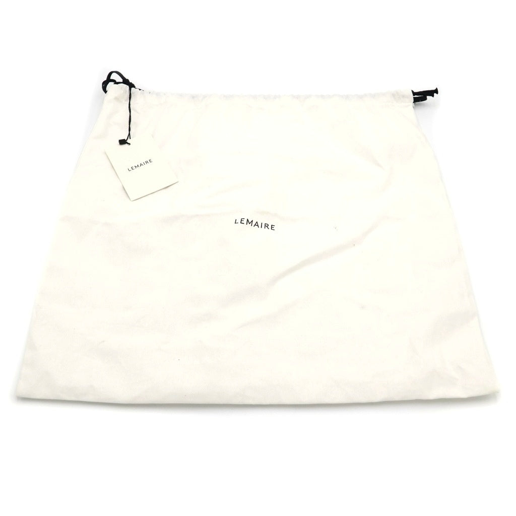 LEMAIRE(ルメール) WEEK END GEAR BAG ウィークエンド ギア レザー ショルダーバッグ ブラック BG0083 LL0122 レディース