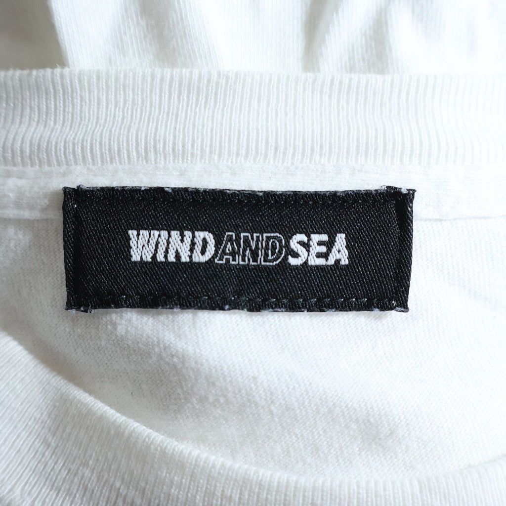 WIND AND SEA(ウィンダンシー) NIRVANA ニルヴァーナ プリント 半袖Tシャツ カットソー ホワイト WDS-O-NVN-25-Q4-02
