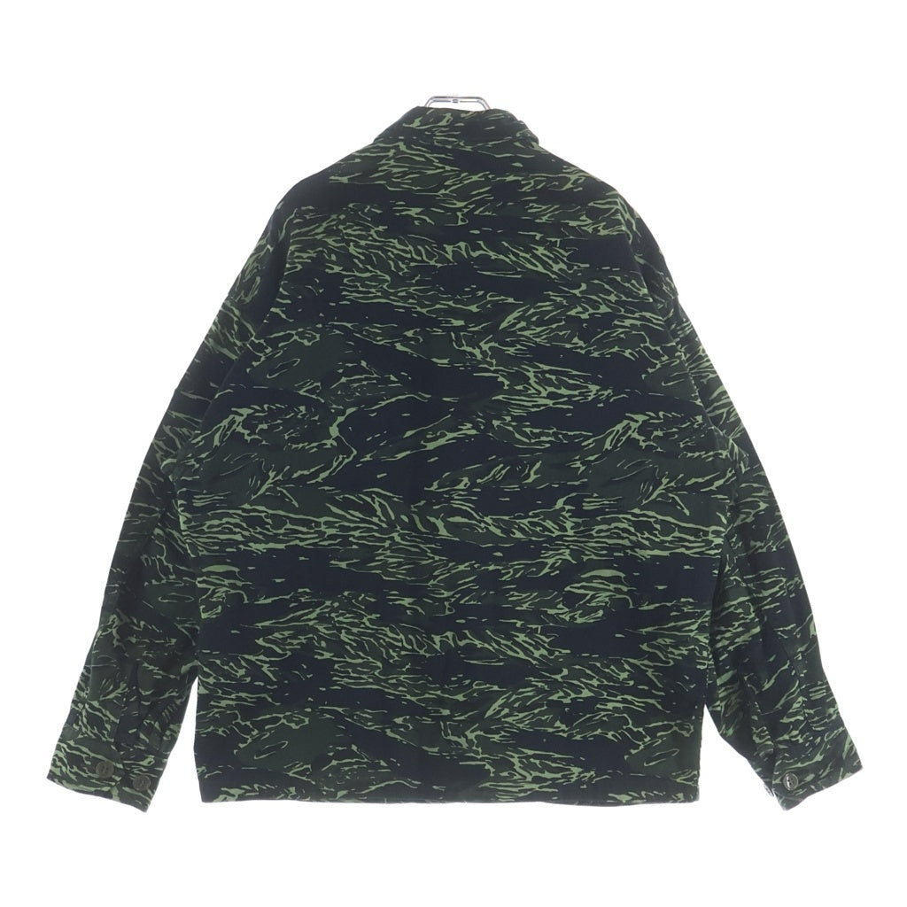 N.HOOLYWOOD(エヌハリウッド) 18AW camouflage shirt jacket カモフラ総柄 長袖シャツジャケット ミニタリージャケット グリーン 982-SH01-062