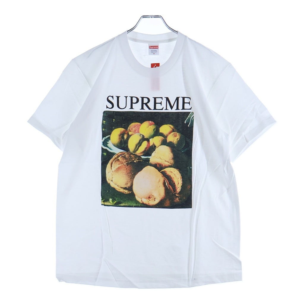 SUPREME(シュプリーム) 18AW Still Life Tee スティル ライフ クルーネック カットソー 半袖Tシャツ ホワイト