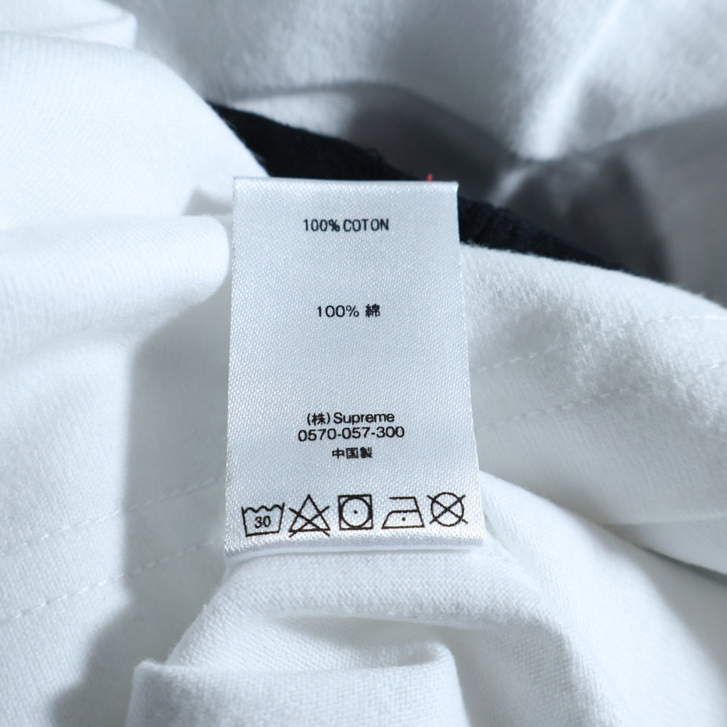 SUPREME(シュプリーム) 18AW Paneled L/S Tee パネルド クルーネック カットソー 長袖Tシャツ ホワイト