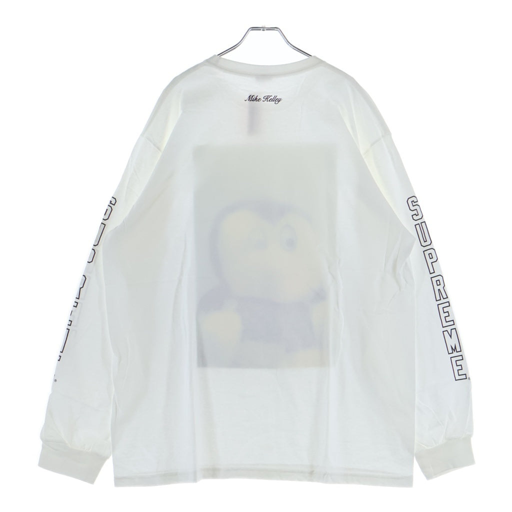 SUPREME(シュプリーム) 18AW ×Mike Kelley Ahh Youth マイク ケリー アァー ユース クルーネック カットソー 長袖Tシャツ ホワイト