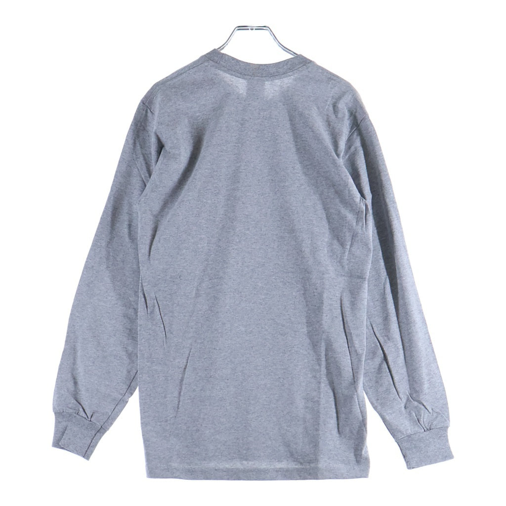 SUPREME(シュプリーム) 18AW Paris Tee パリス クルーネック カットソー 長袖Tシャツ グレー