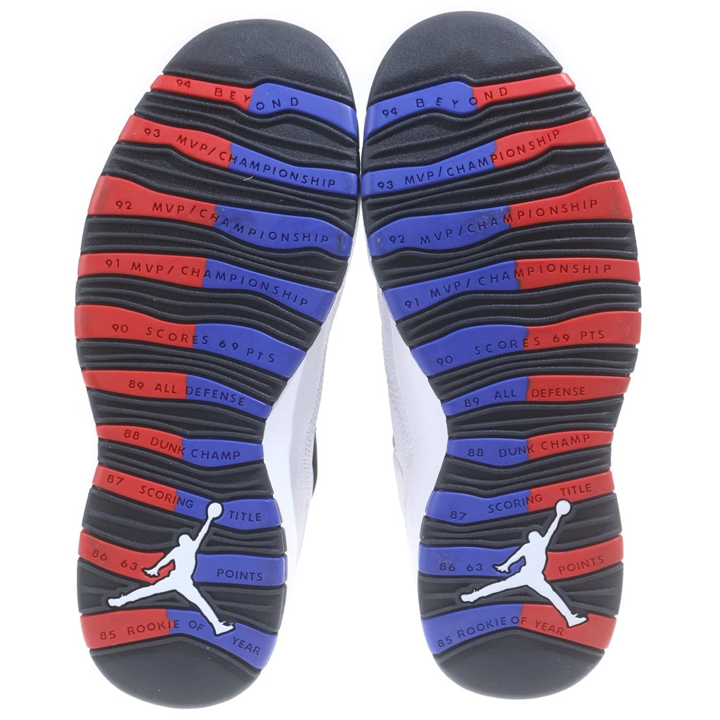 NIKE(ナイキ) AIR JORDAN 10 RETRO RUSSELL WESTBROOK エアー ジョーダン レトロ ラッセル ウエストブルクス ハイカットスニーカー ホワイト US9/27cm 310805-160