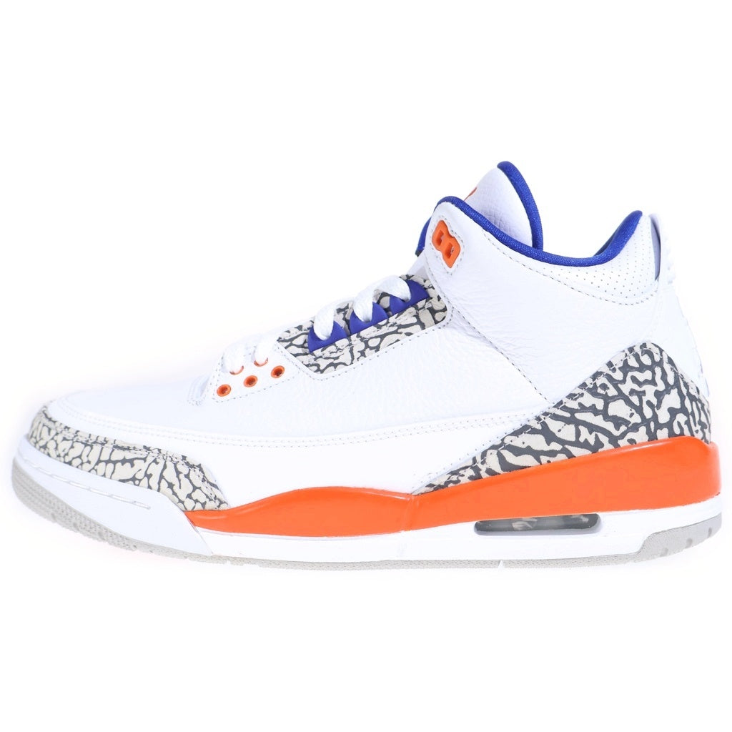 NIKE(ナイキ) AIR JORDAN3 RETRO KINCKS エアジョーダン3 レトロ ニックス ミッドカットスニーカー ホワイト US9.5/27.5cm 136064-148