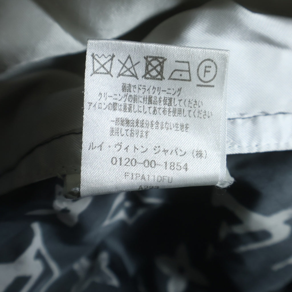 LOUIS VUITTON(ルイヴィトン) モノグラム ステンシルエフェクト ナイロンパンツ ブラック FIPA11DFU