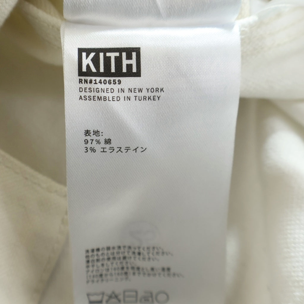 KITH(キス) 22SS WASHED CANVAS WILLOUGHBY CHORE JACKET SANDRIFT ウォッシュドキャンバス ウィロビー チョアジャケット サンドリフト ホワイト KHM010078