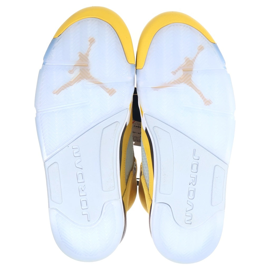 NIKE(ナイキ) AIR JORDAN 5 RETRO T23 エアジョーダン5 ハイカットスニーカー US10/28cm イエロー IO3372-700