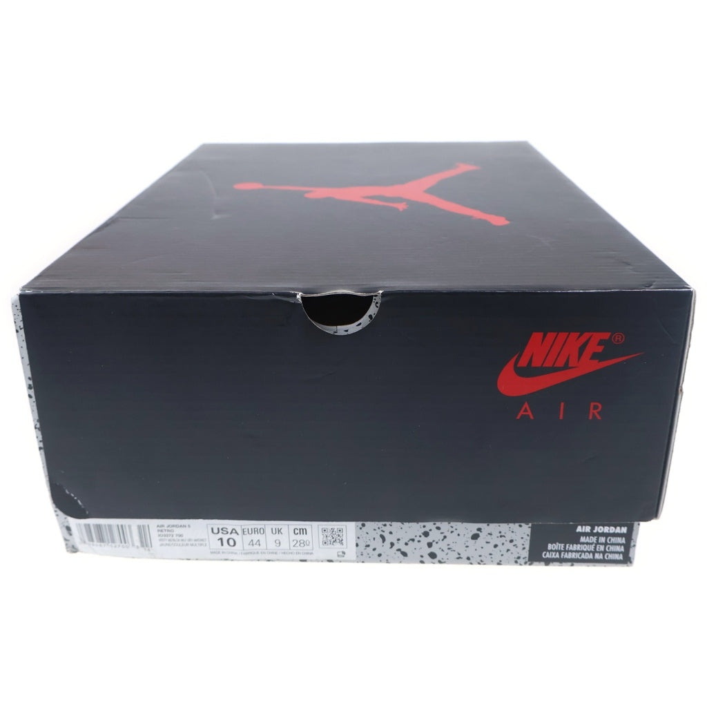 NIKE(ナイキ) AIR JORDAN 5 RETRO T23 エアジョーダン5 ハイカットスニーカー US10/28cm イエロー IO3372-700