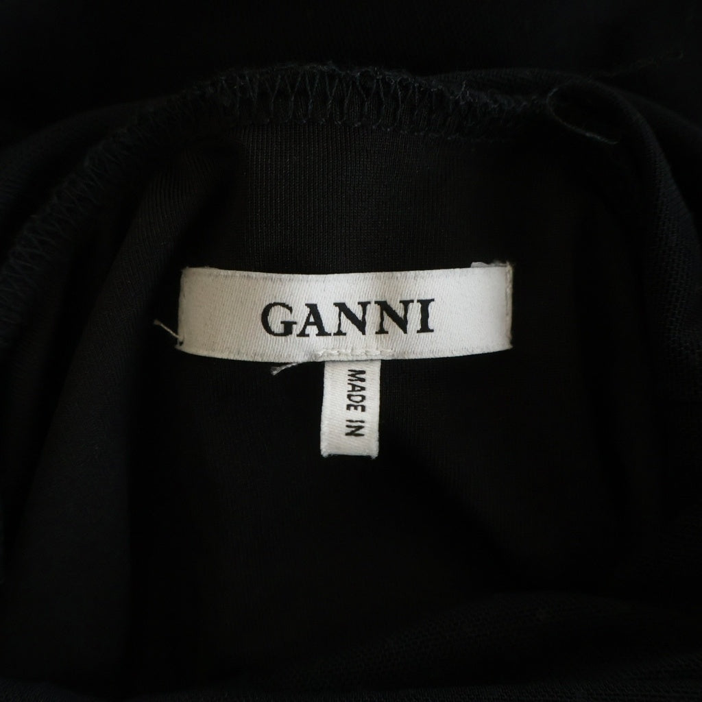 GANNI(ガニー) High Neck Knit Sweater ハイネックニットセーター ブラック レディース
