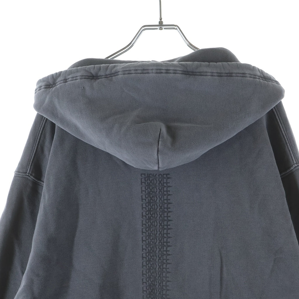 STAMPD(スタンプド) プリント プルオーバーパーカー フーディー グレー