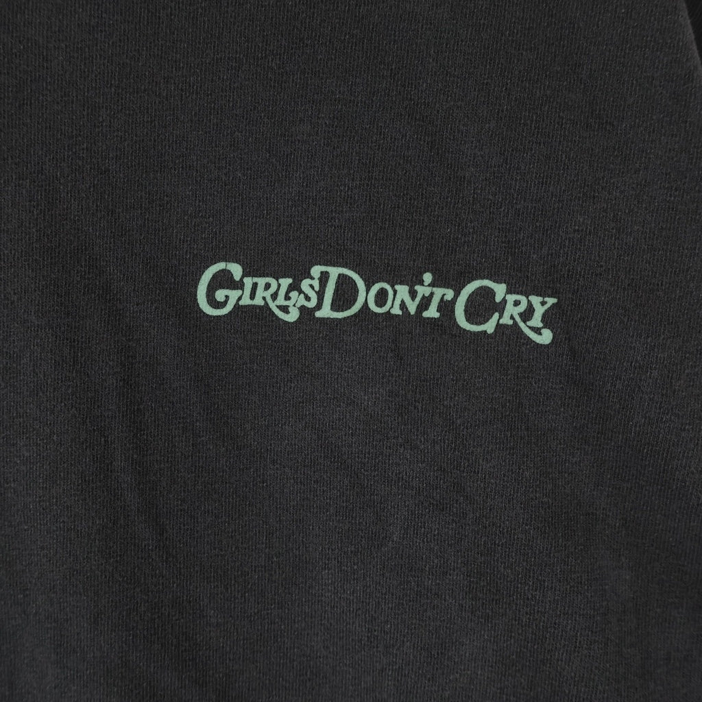 Girls Don't Cry(ガールズドントクライ) 24SS GDC Angel Logo S/S T-Shirt エンジェルプリント 半袖Tシャツ カットー ブラック