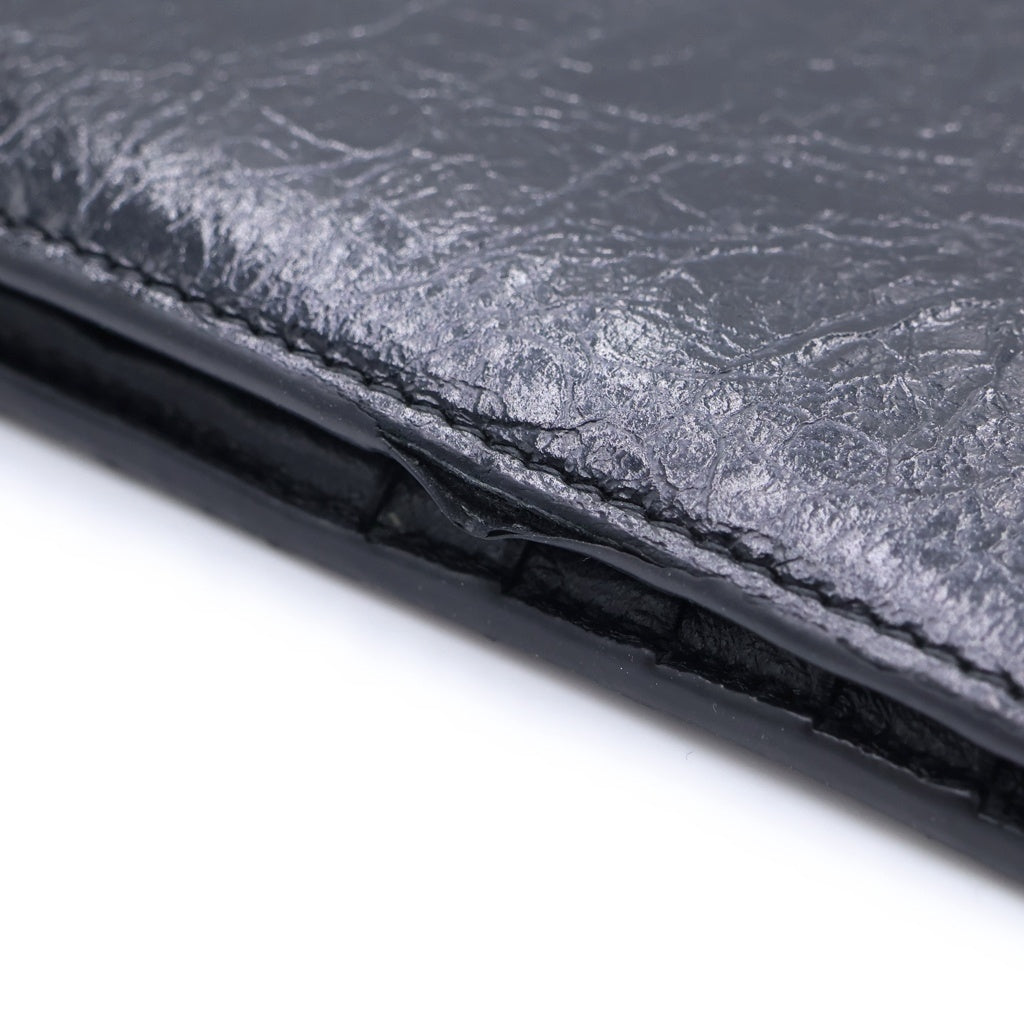 BALENCIAGA(バレンシアガ) Vertical Monaco Wallet バーティカルモナコ ウォレット 財布 ブラック 8022132AAS61000