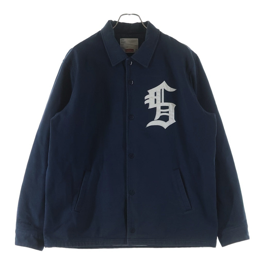 SUPREME(シュプリーム) 12AW Canvas Coaches Jacket キャンバス コーチジャケット ネイビー