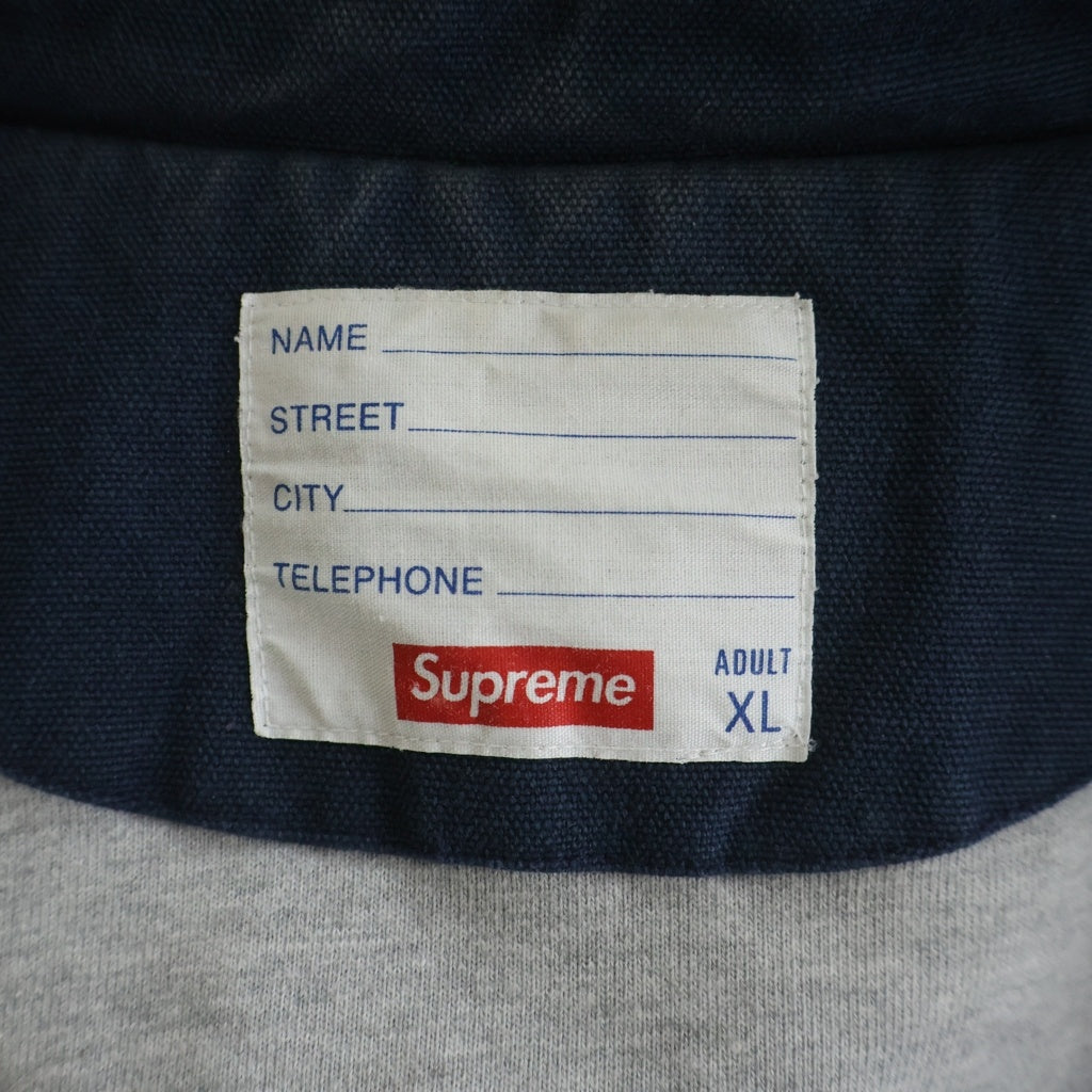 SUPREME(シュプリーム) 12AW Canvas Coaches Jacket キャンバス コーチジャケット ネイビー