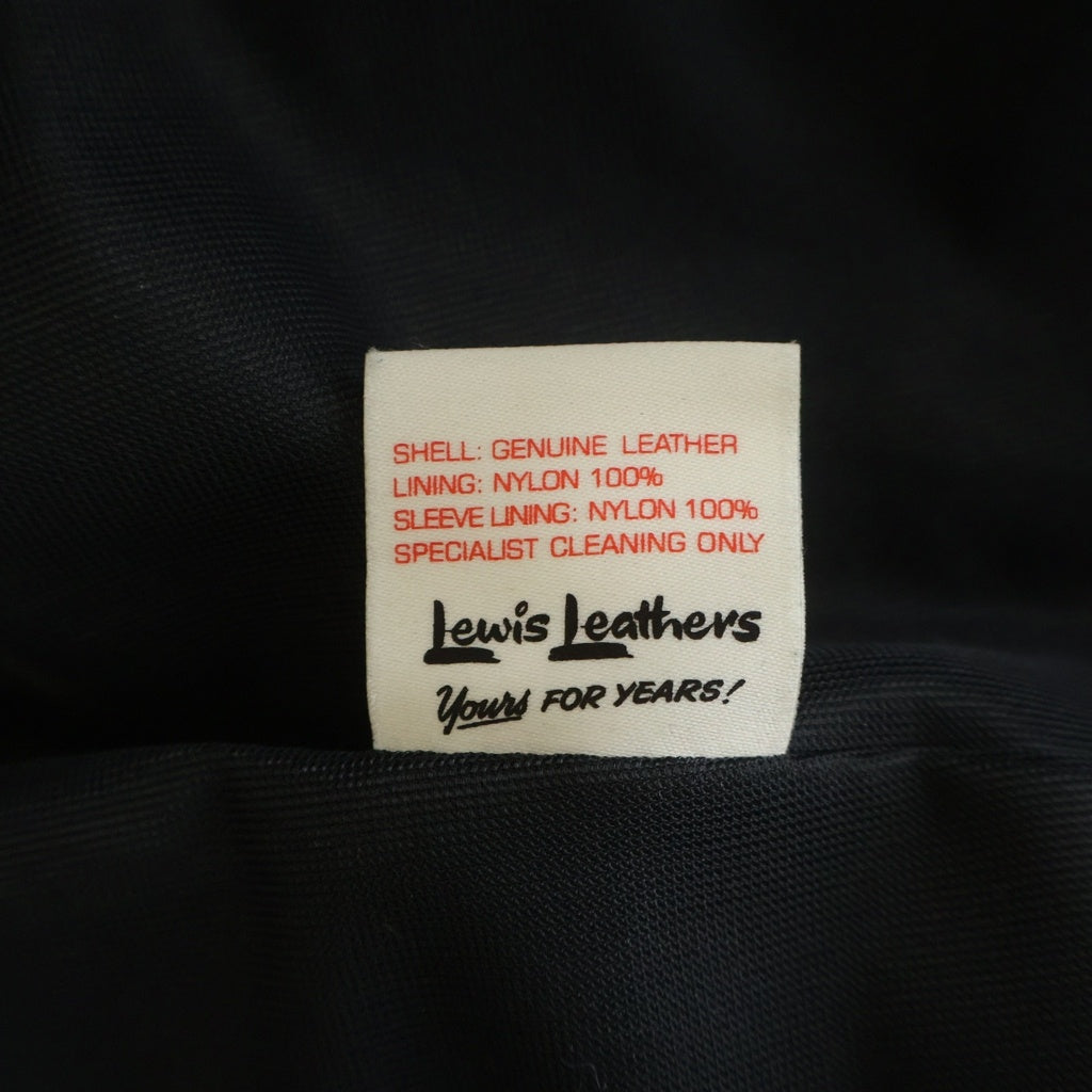 Lewis Leathers(ルイスレザー) 441T CYCLONE TIGHT FIT サイクロン タイトフィット ホースハイド ダブルライダース レザージャケット ブラック 441T
