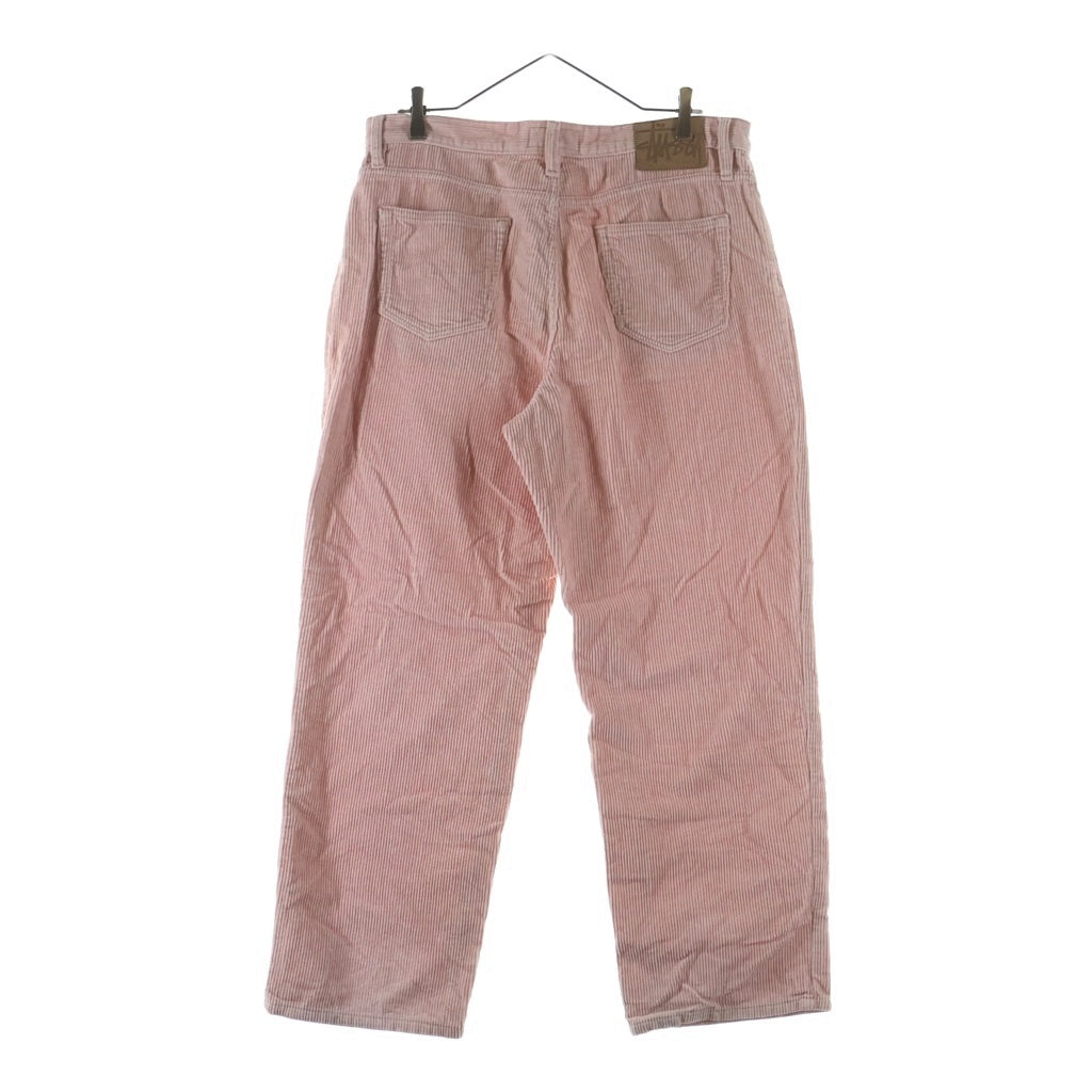 STUSSY(ステューシー) Corduroy Big Ol' Jeans コーデュロイ ストレッチパンツ ピンク