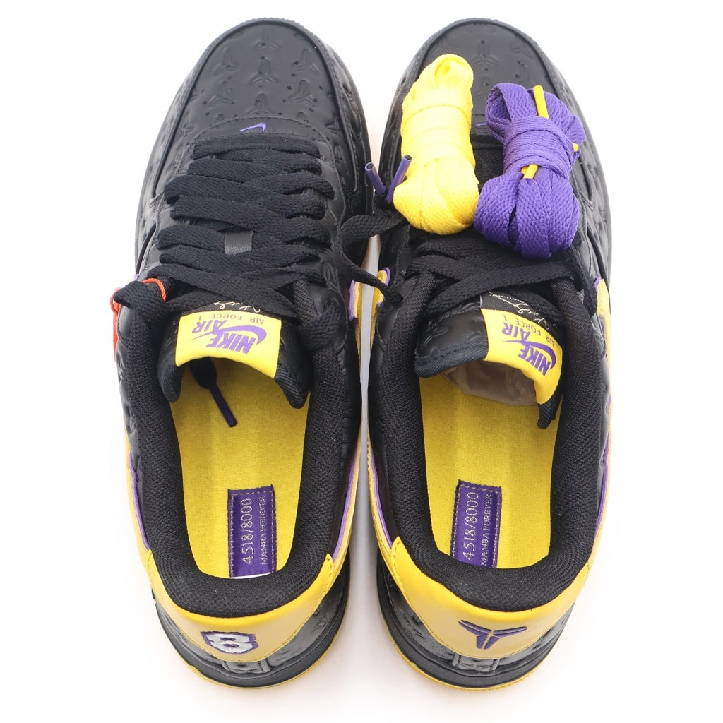 NIKE(ナイキ) ×Kobe Bryant Air Force 1 Low ×コービー・ブライアント エアフォース1 ローカットスニーカー ブラック US10/28.0cm HV5122-001