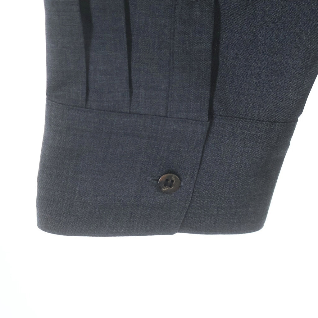 OVERCOAT(オーバーコート) LONG SLEEVE CAMP SHIRT ポケット付き コットン 長袖シャツ グレー S25T020-NKWS
