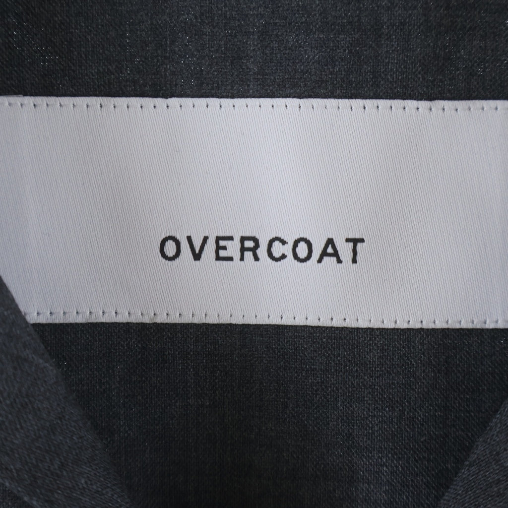 OVERCOAT(オーバーコート) LONG SLEEVE CAMP SHIRT ポケット付き コットン 長袖シャツ グレー S25T020-NKWS