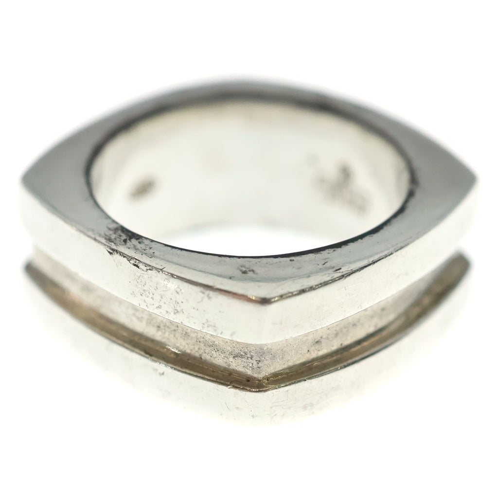 GUCCI(グッチ) G Square Grooved Ring ジースクエア グローブドリング シルバー レディース