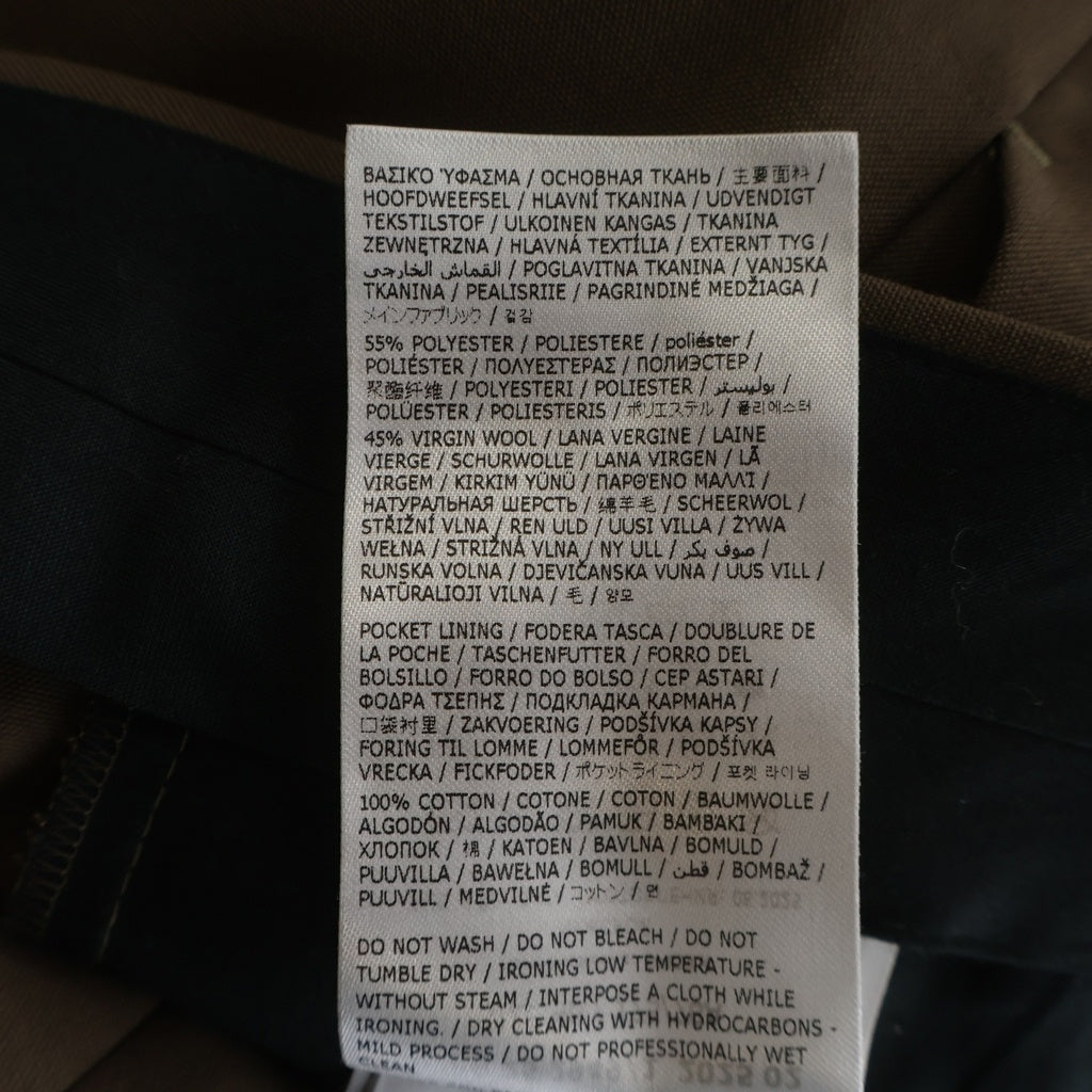 Maison Martin Margiela(メゾンマルタンマルジェラ) Polyester Slacks Pants ポリエステルスラックスパンツ ブラウン SH2KA0052