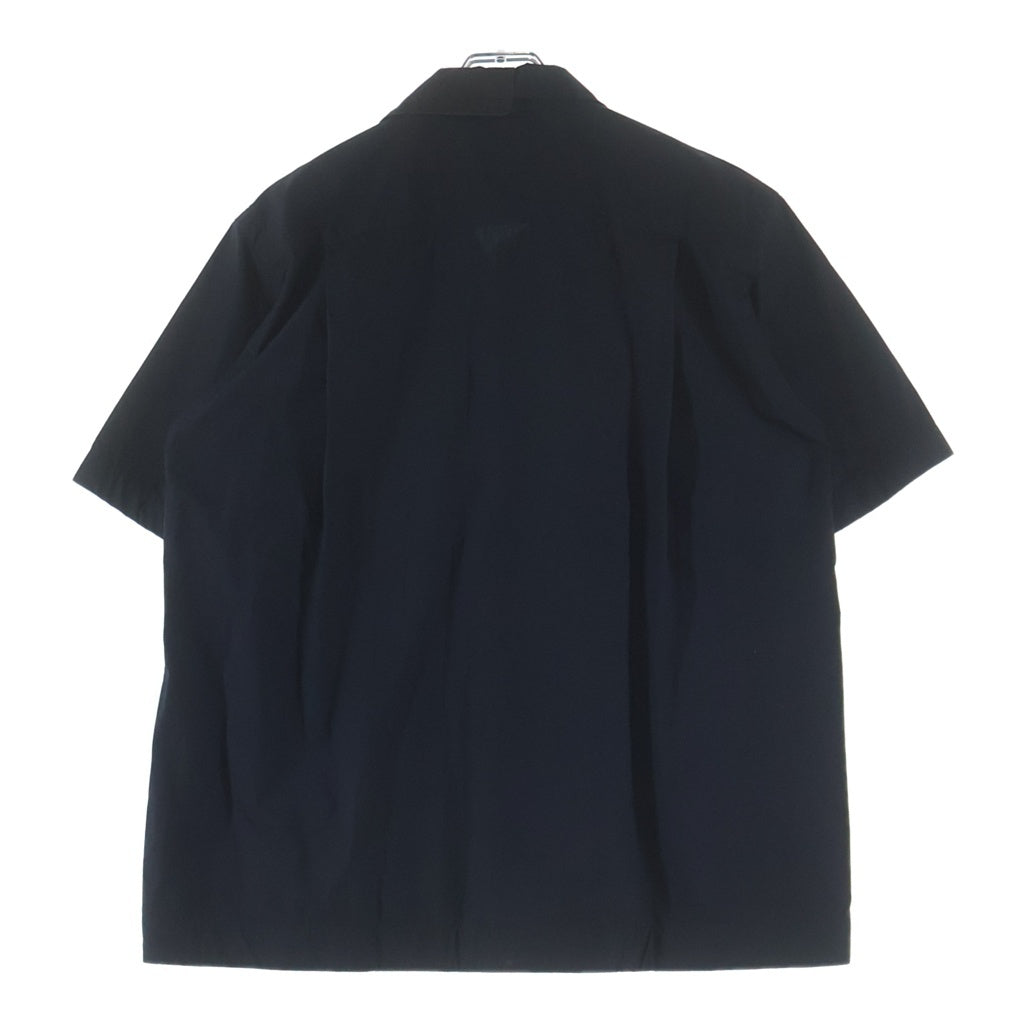 Sacai(サカイ) Cotton Short Sleeved Shirt コットン半袖シャツ ブラック 21-02495M