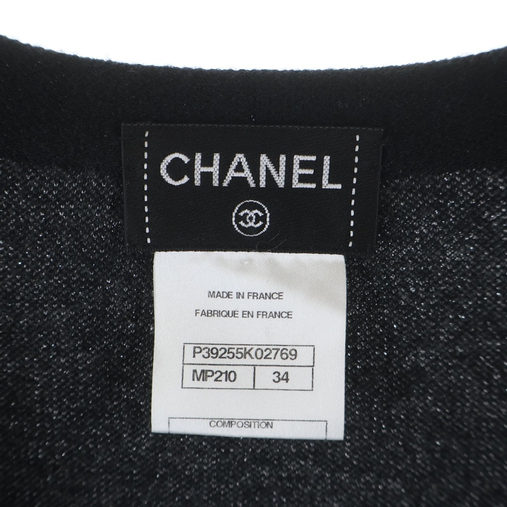 CHANEL(シャネル) ココマーク マルチポケット カシミヤ ニット カーディガン グレー レディース P39255K02769