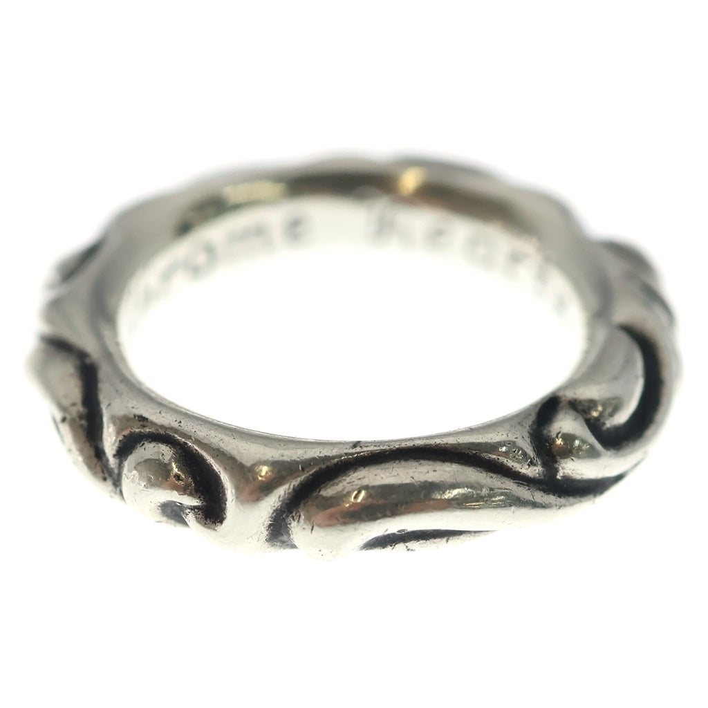 CHROME HEARTS(クロムハーツ) SCRL BAND スクロールバンド リング シルバー BCA351