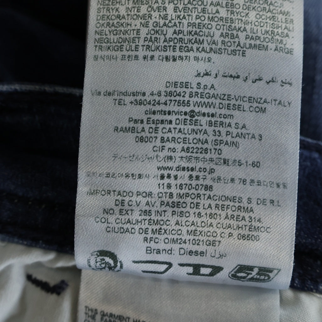 DIESEL(ディーゼル) Bootcut Jeans Low Waist 1969 D-Ebbey ブーツカット ローウエスト デニムパンツ インディゴ 0ADBB