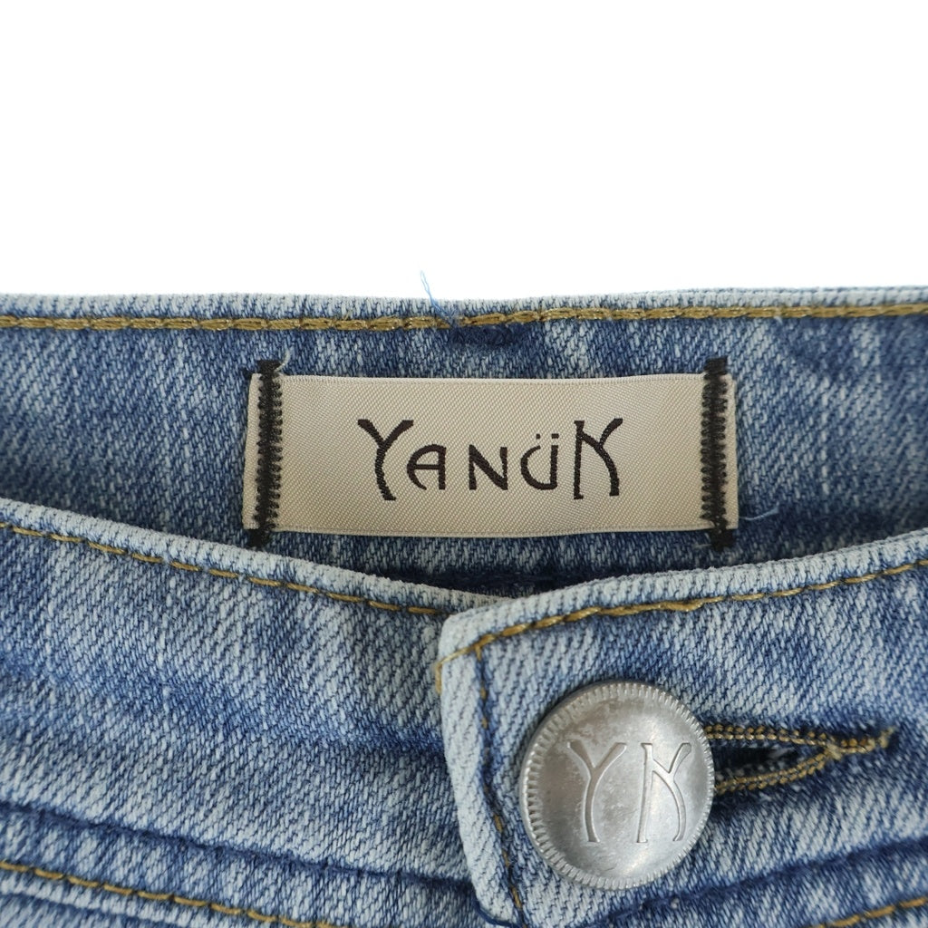 YANUK(ヤヌーク) JOAN Loose Straight Denim Pants ジョーン ルーズストレートデニムパンツ ブルー 57131301 レディース