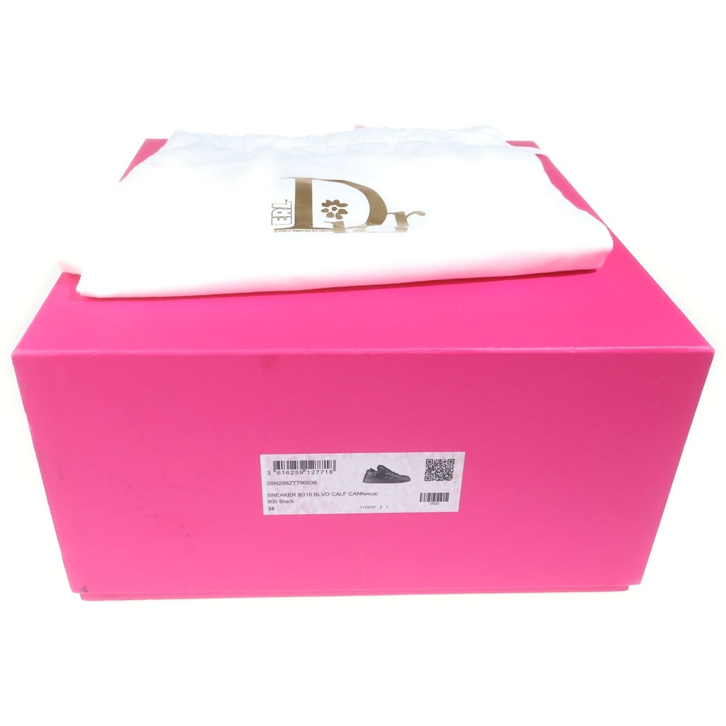 DIOR(ディオール) 23AW ×ERL B9S イーアールエル キルティング カーフスキン ローカットスニーカー ブラック 4B012705 レディース