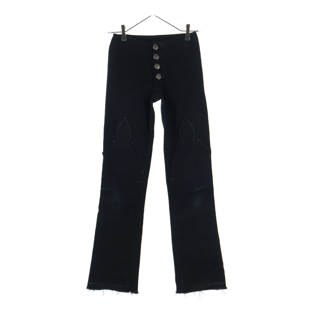 CHROME HEARTS クロムハーツ OLD JEAN SL FLEURKNEE フレアニーデニムパンツ CHROME HEARTS(クロムハーツ) OLD JEAN SL FLEURKNEE フレアニーデニム