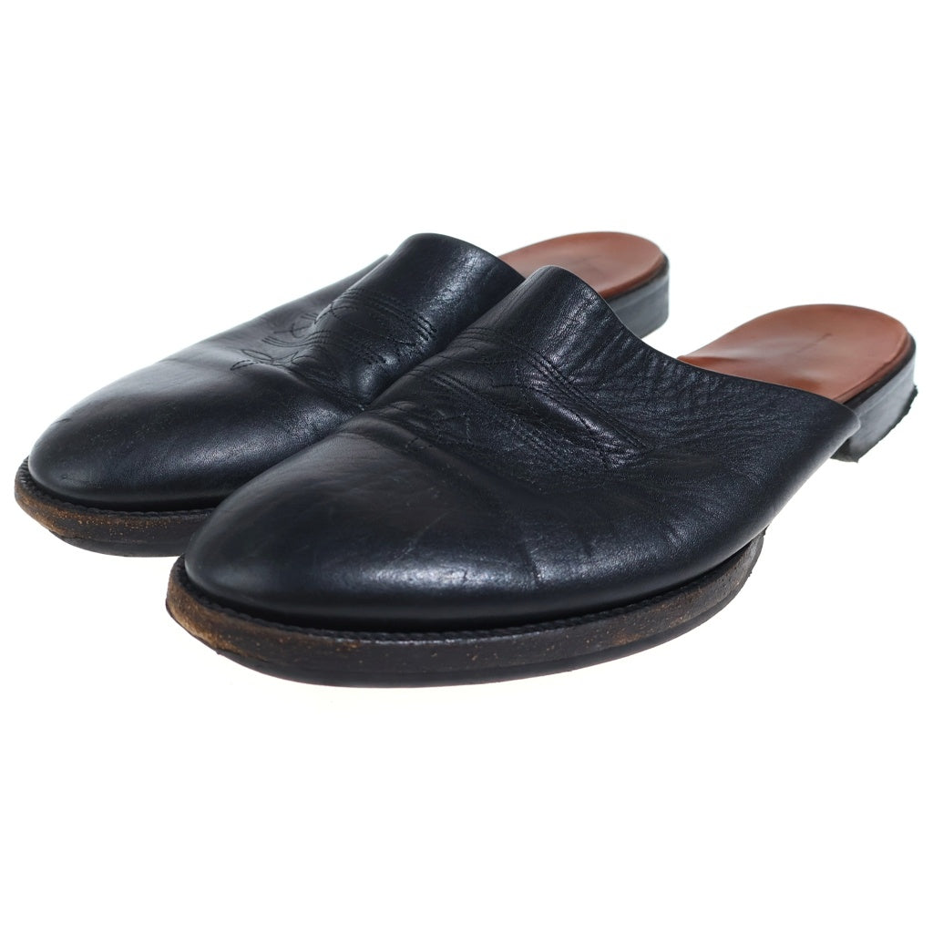 Hender Scheme(エンダースキーマ) Cheak チーク 革靴ミュール サンダル ブラック