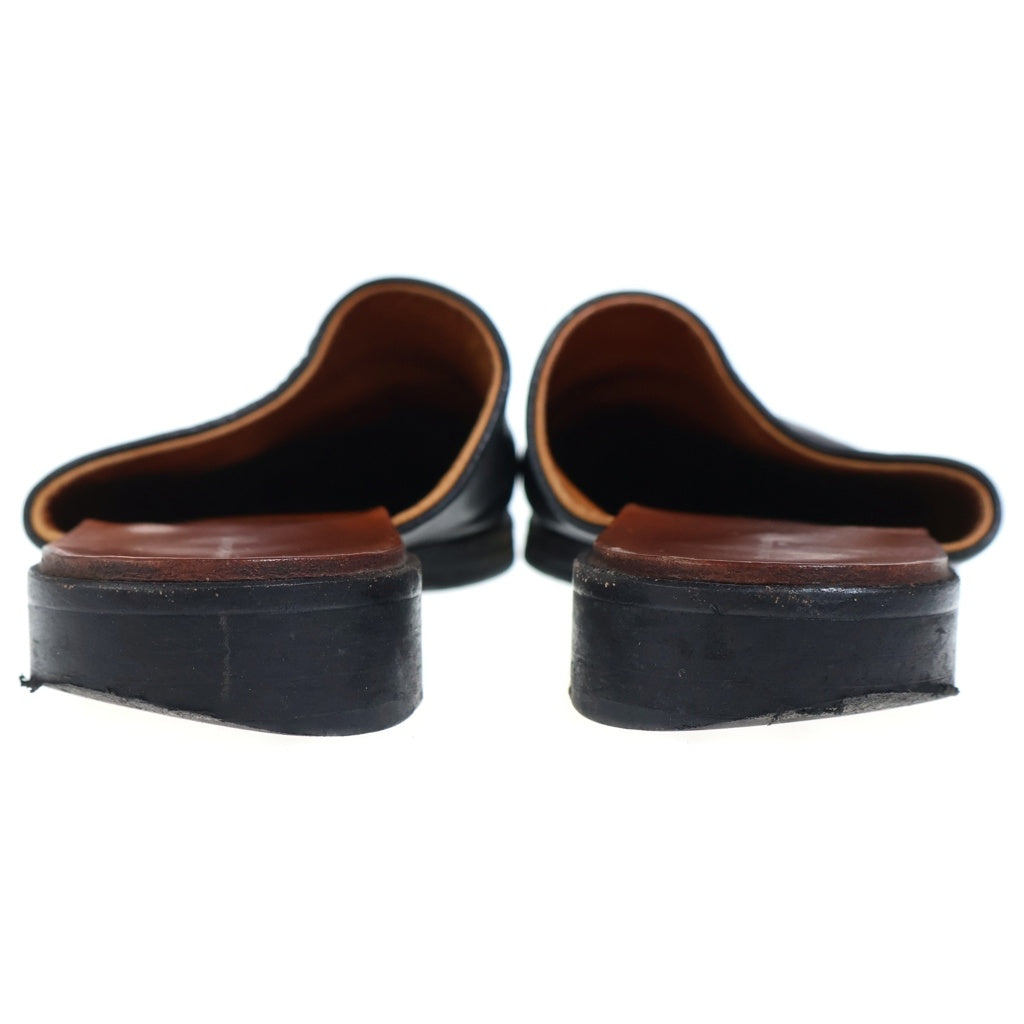 Hender Scheme(エンダースキーマ) Cheak チーク 革靴ミュール サンダル ブラック