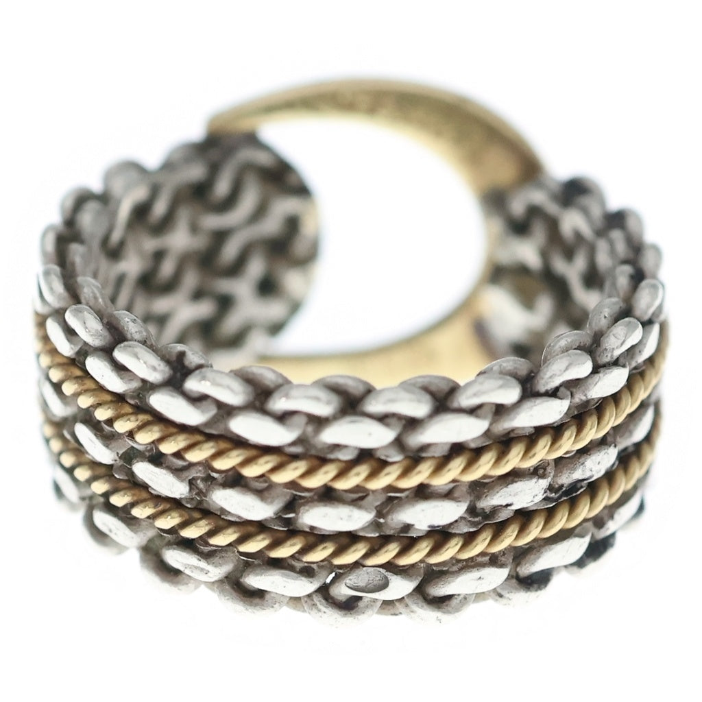 HERMES(エルメス) Vintage Sangled Ring ヴィンテージ サングルドゥリング ゴールド/シルバー レディース