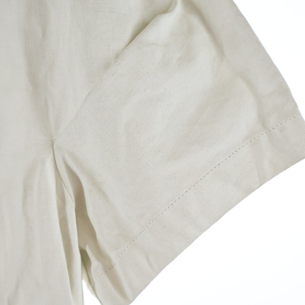 tricot COMME des GARCONS(トリコ コム デ ギャルソン) 切り替えデザイン 半袖ワンピース ホワイト/ベージュ TO-100050 レディース