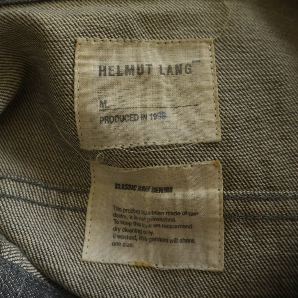 HELMUT LANG(ヘルムートラング) 90S 本人期 デニムジャケット グレー JRHJ-KA-1095