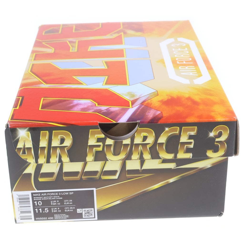 NIKE(ナイキ) ×NIGO AIR FORCE 3 LOW SP College Pack ニゴーエアフォース3 ロー SP カレッジパック ローカットスニーカー ネイビー US10/28cm HV5032-400
