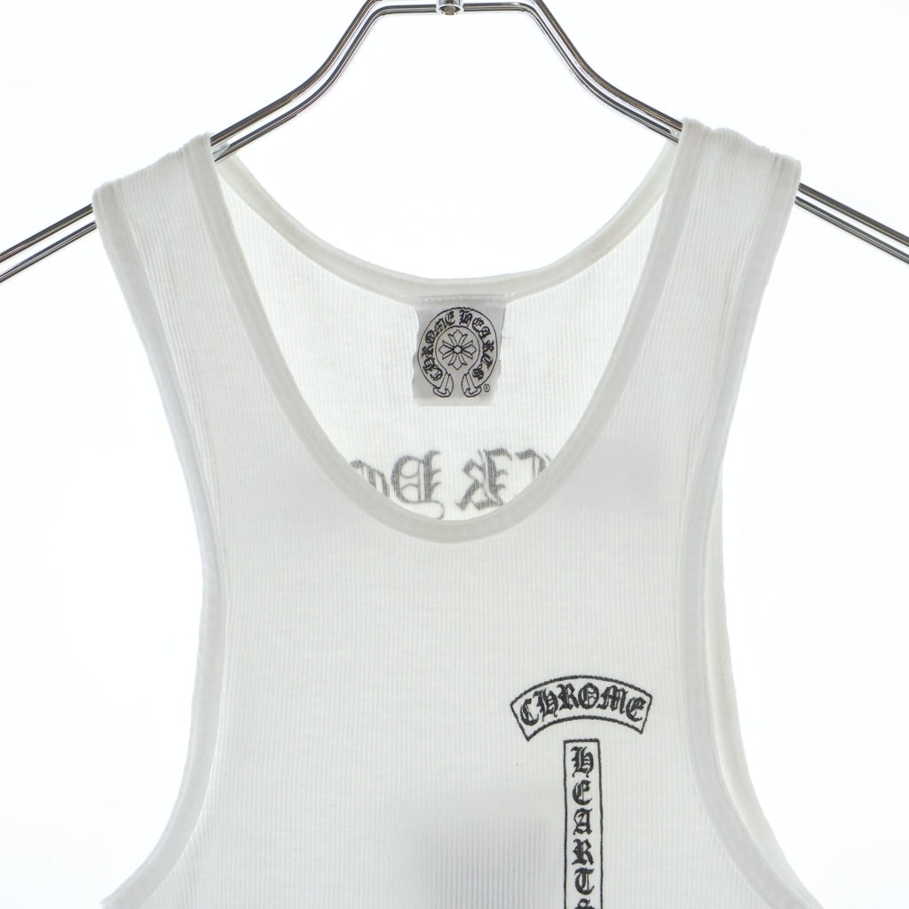 CHROME HEARTS(クロムハーツ) OLD Celtic cross オールド Tバー ケルティッククロス タンクトップ カットソー ホワイト