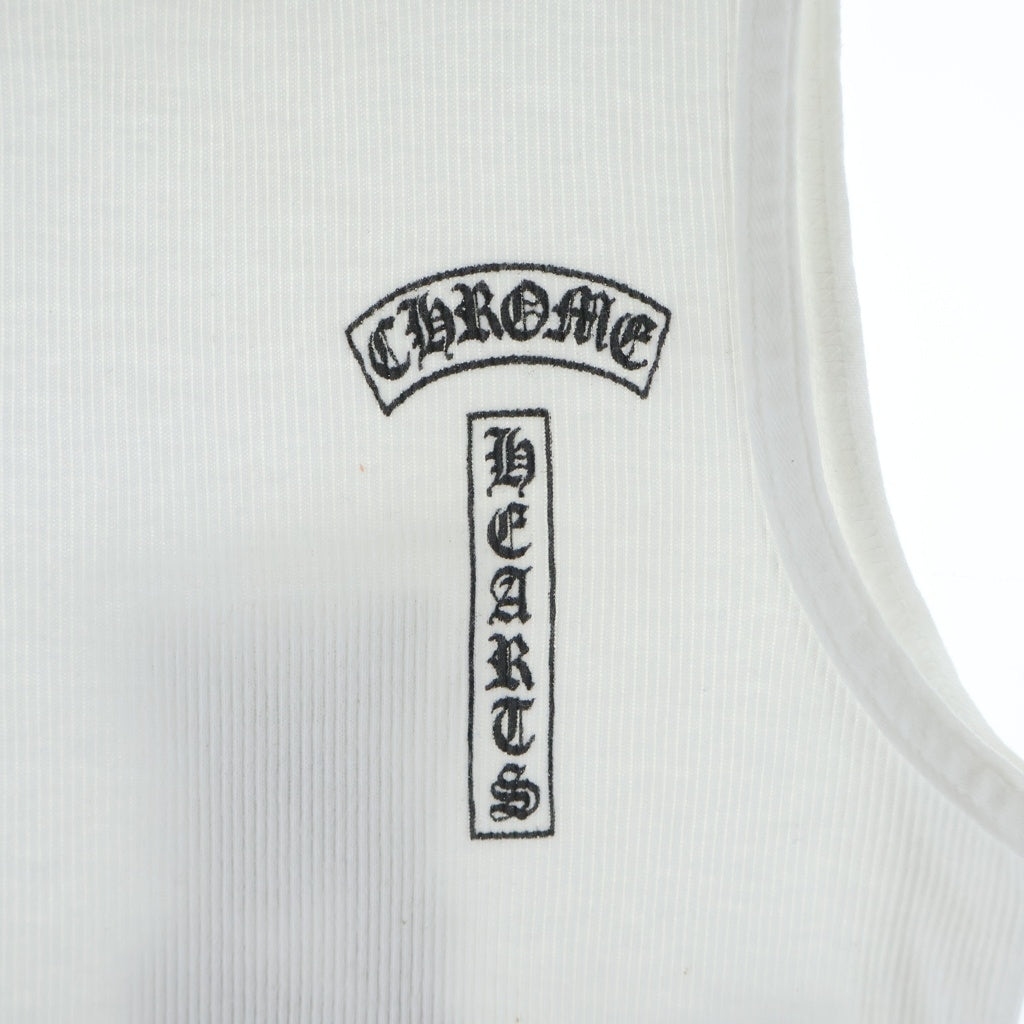 CHROME HEARTS(クロムハーツ) OLD Celtic cross オールド Tバー ケルティッククロス タンクトップ カットソー ホワイト