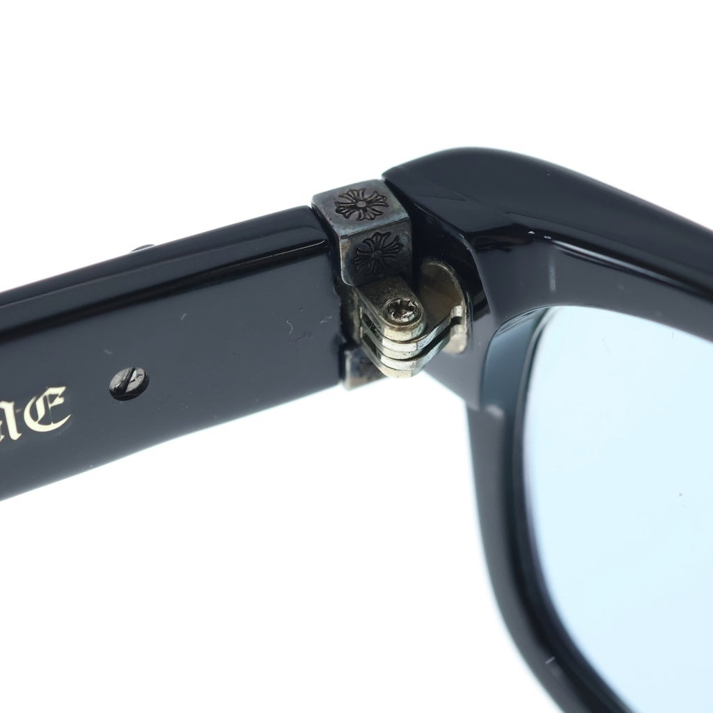 CHROME HEARTS(クロムハーツ) INFLATABLE DATE スクエアフレーム アイウェア 眼鏡 ブラック