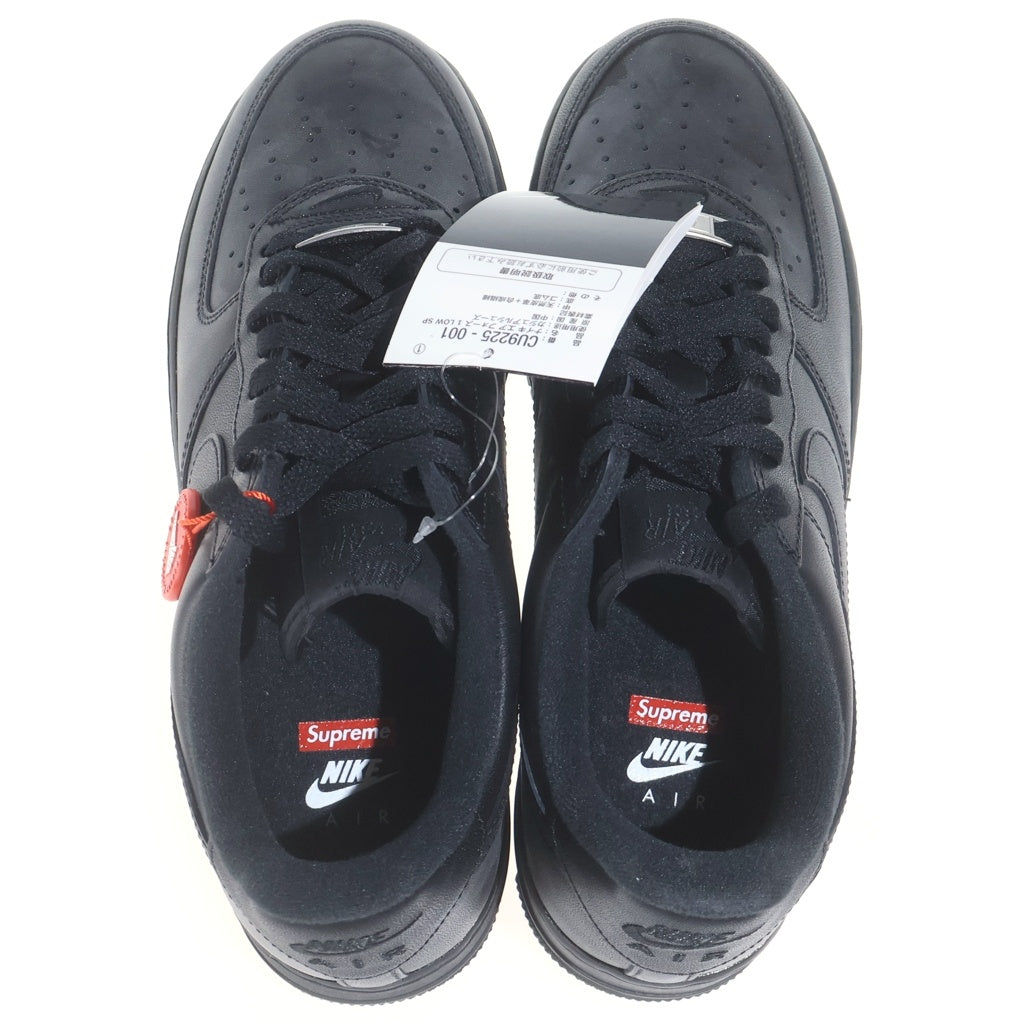 NIKE(ナイキ) ×SUPREME AIR FORCE 1 LOW SP シュプリーム エアフォース1 ローカットスニーカー ブラック US9/27.0cm CU9225-001