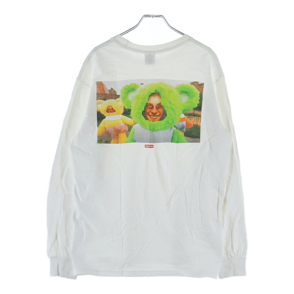 SUPREME(シュプリーム) 25SS Aphex Twin Donkey Rhubarb L/S Tee エイフェックスツイン ドンキー ルバーブ 長袖Tシャツ カットソー ホワイト